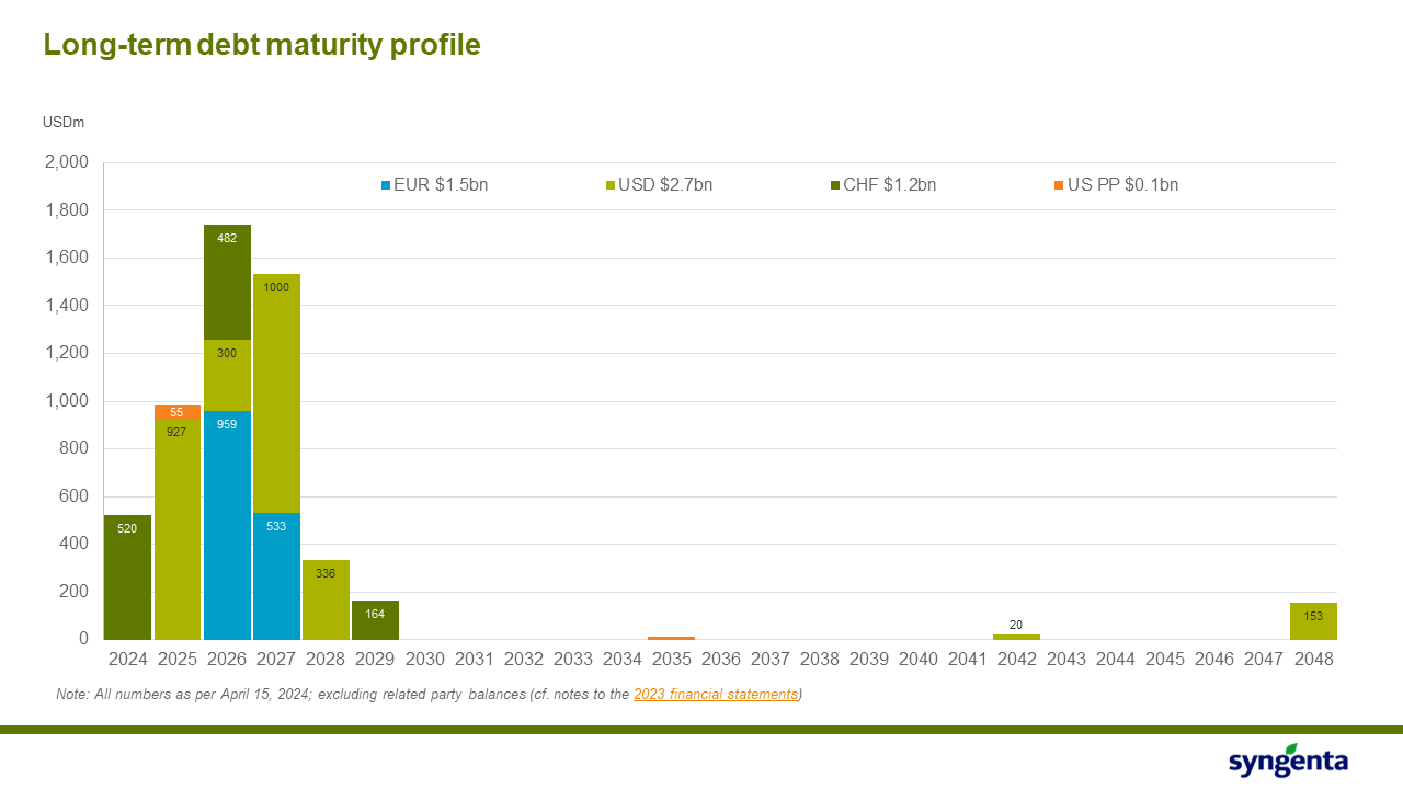 long-term debt maturity profile